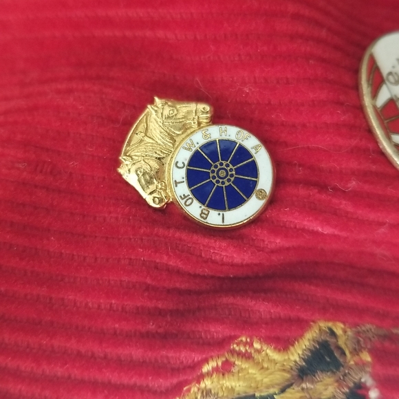 Corduroy 1970s Vintage Hat for Men with Vintage Pins - Picture 8 of 16